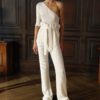 Ryan Roche white knitted outfit spring 2016